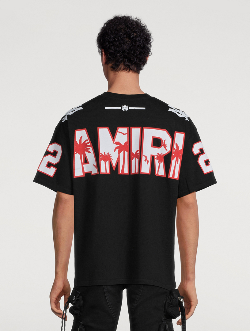 Amiri Men's Oversized Football T-Shirt