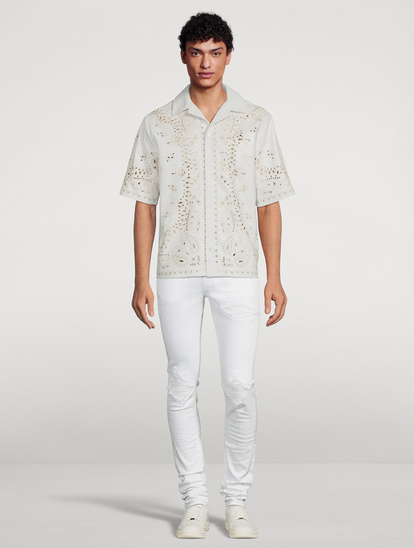 Leather Bandana Shirt