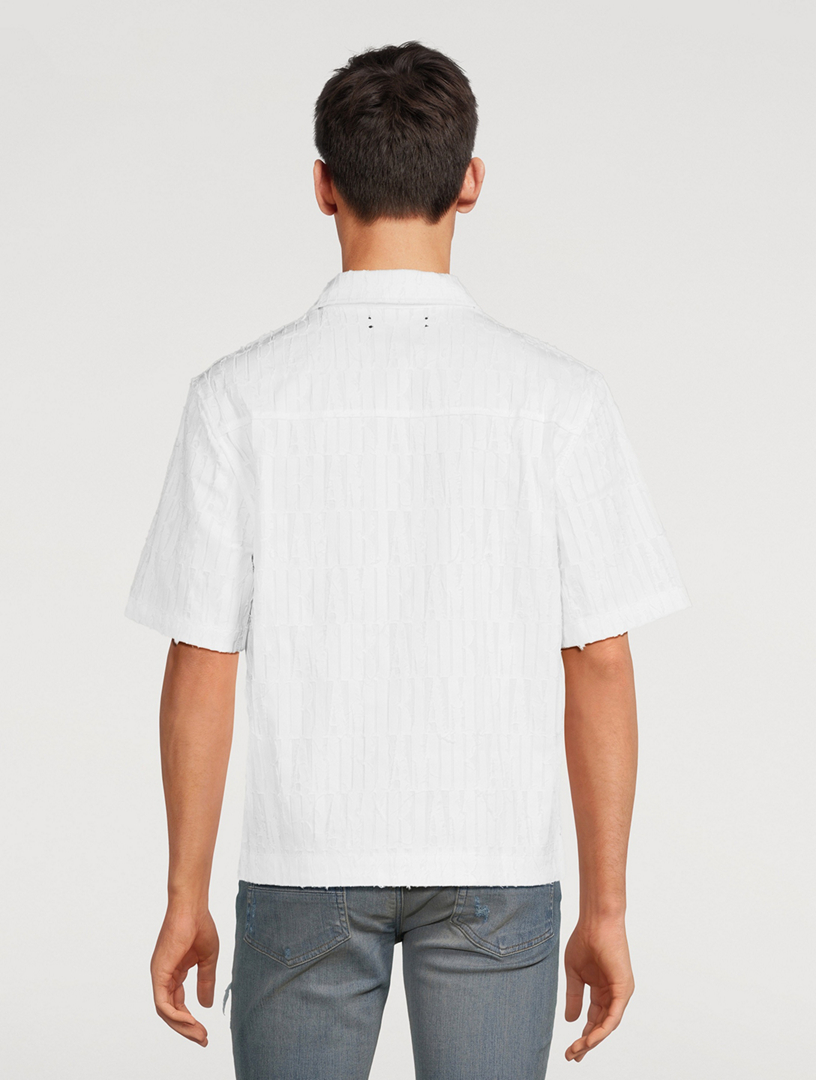 Amiri Burnout Bowling Shirt