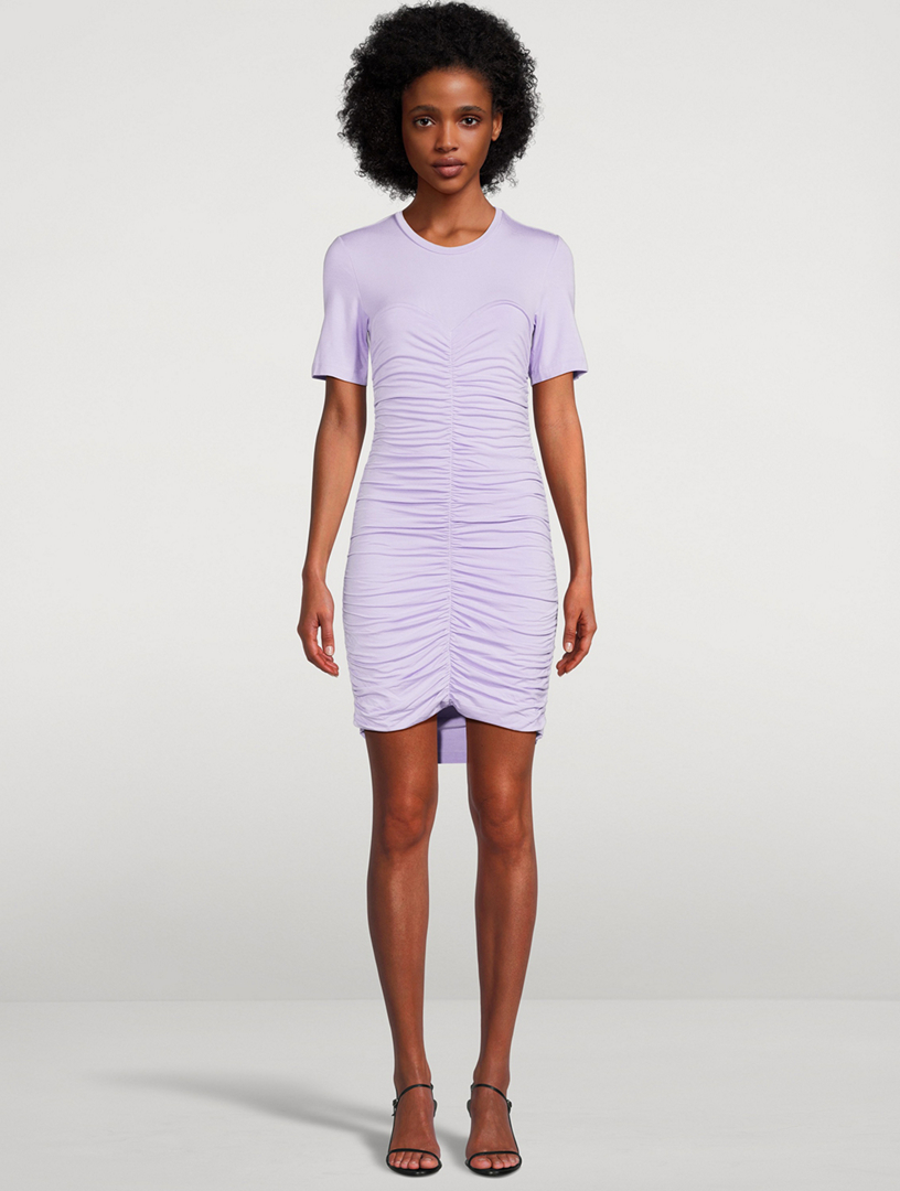 Jaslene Jersey Twist T-Shirt Dress