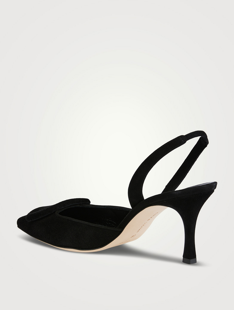 Maysli Suede Slingback Pumps