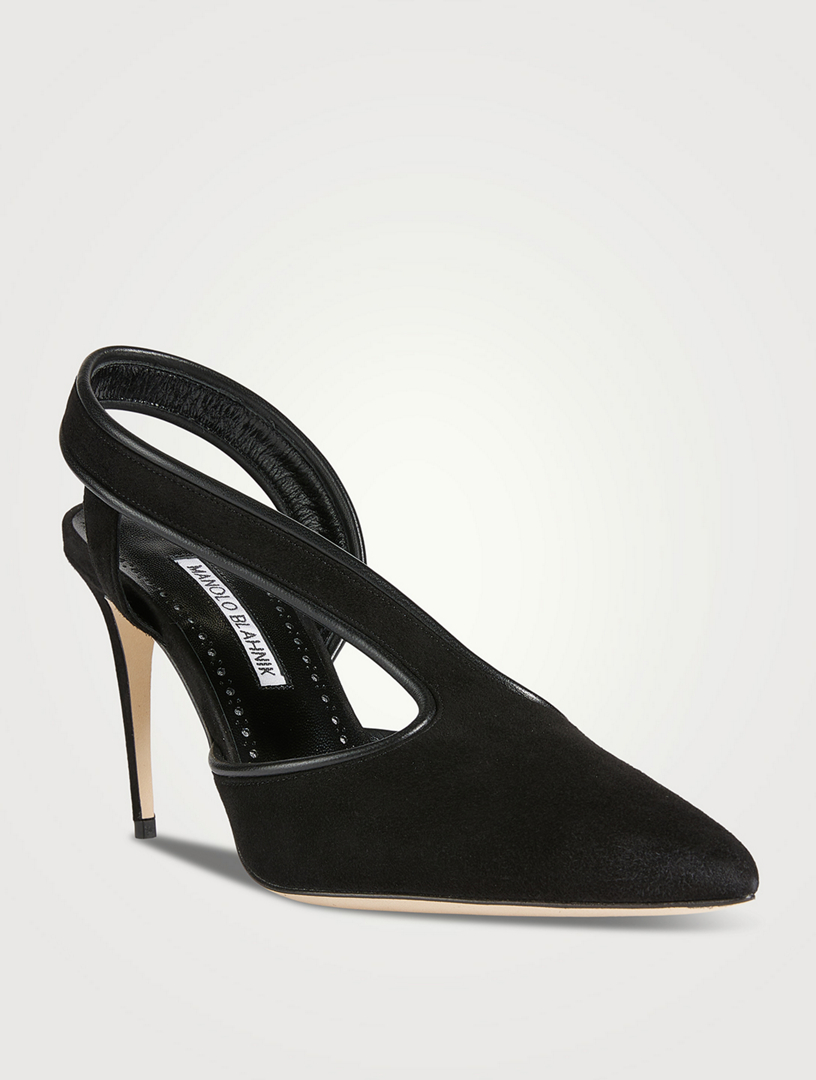 Belaz Suede Slingback Pumps