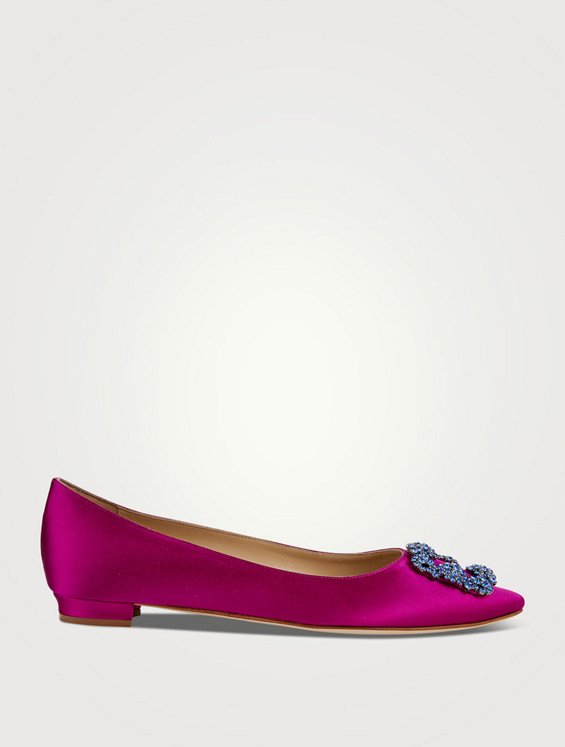 Manolo blahnik hangisi deals flats pink