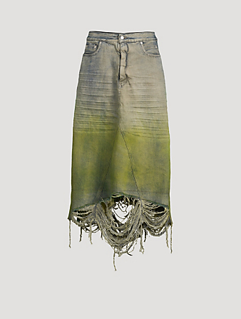 Luxor Godet Denim Skirt