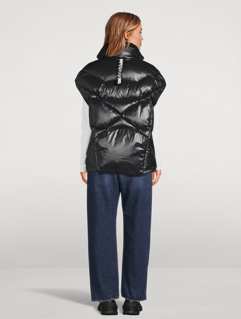 Puff Moon Shiny Down Vest