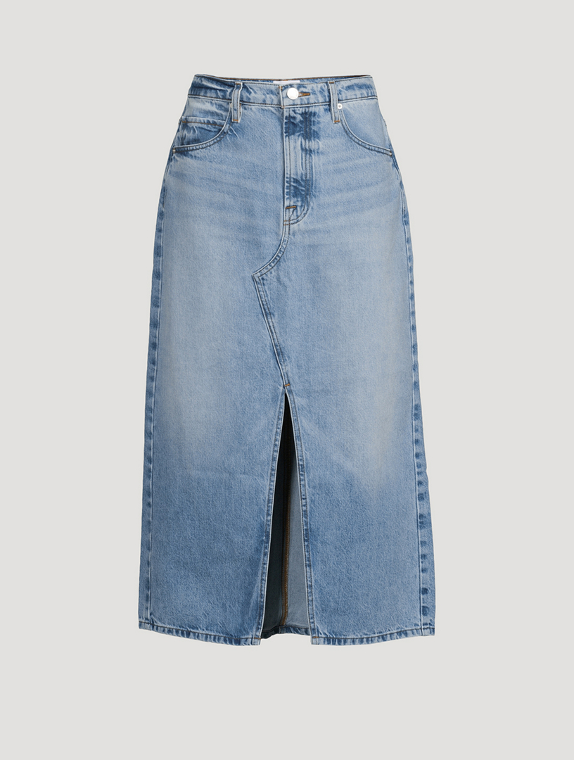 Frame denim 2024 midi skirt