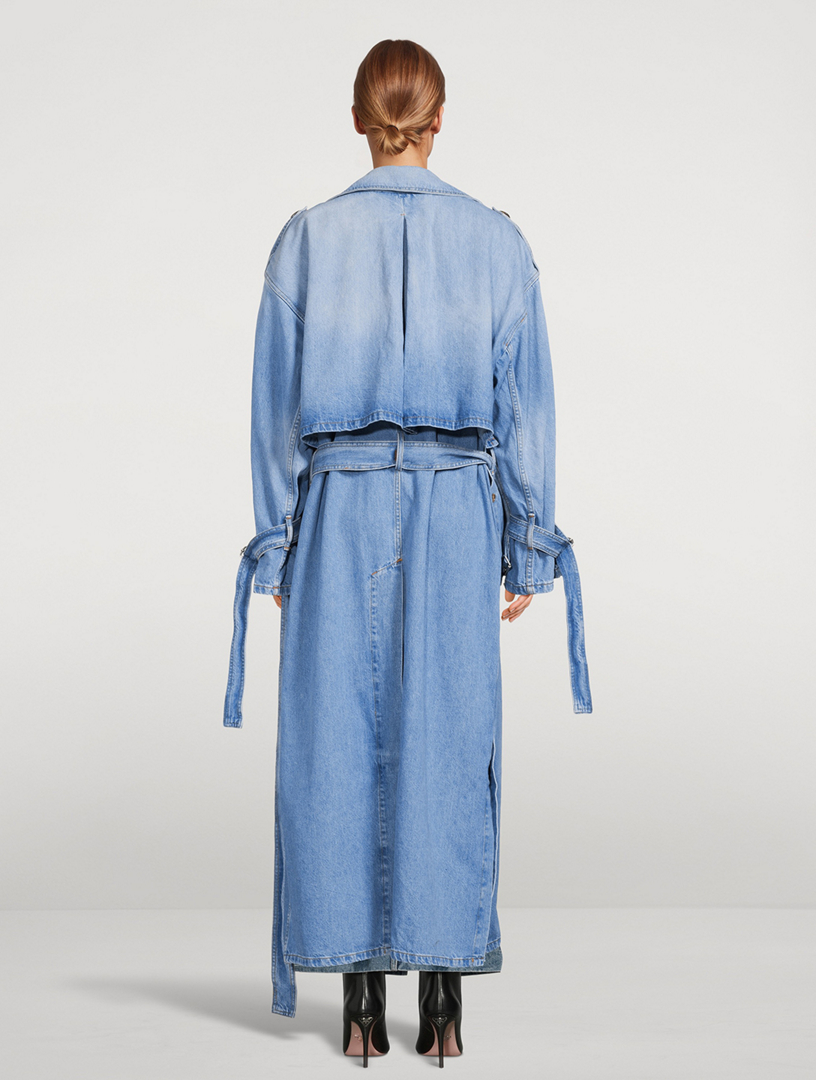 Denim hotsell trench dress