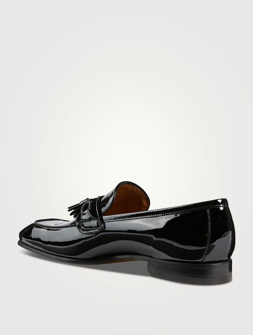 Patent hot sale tassel loafers