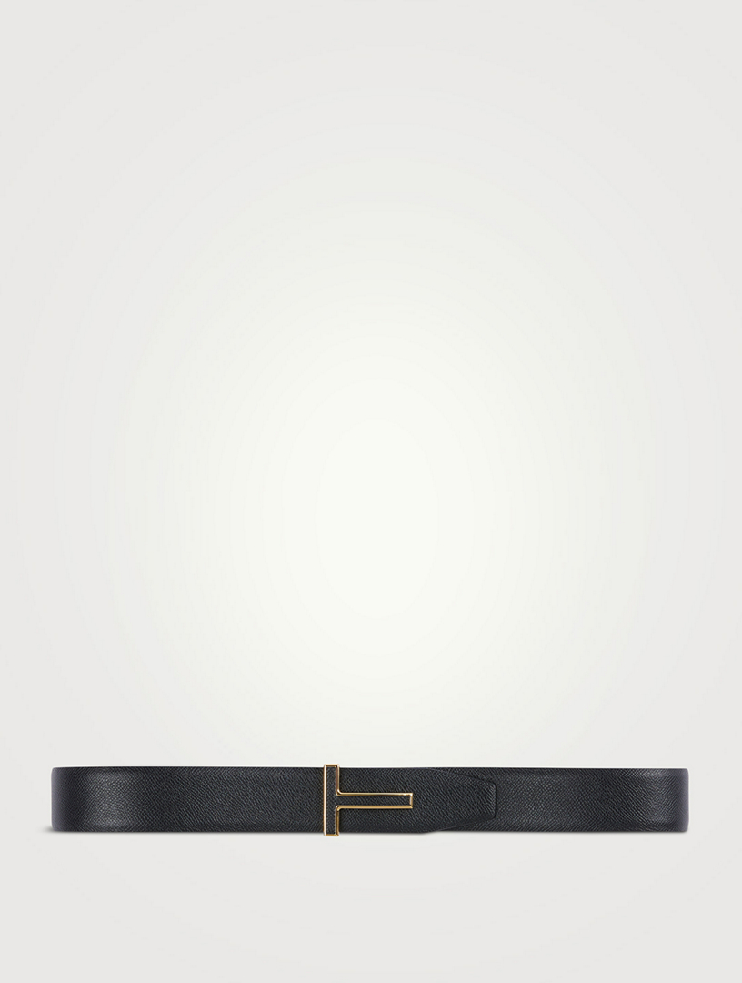 T Icon Leather Belt