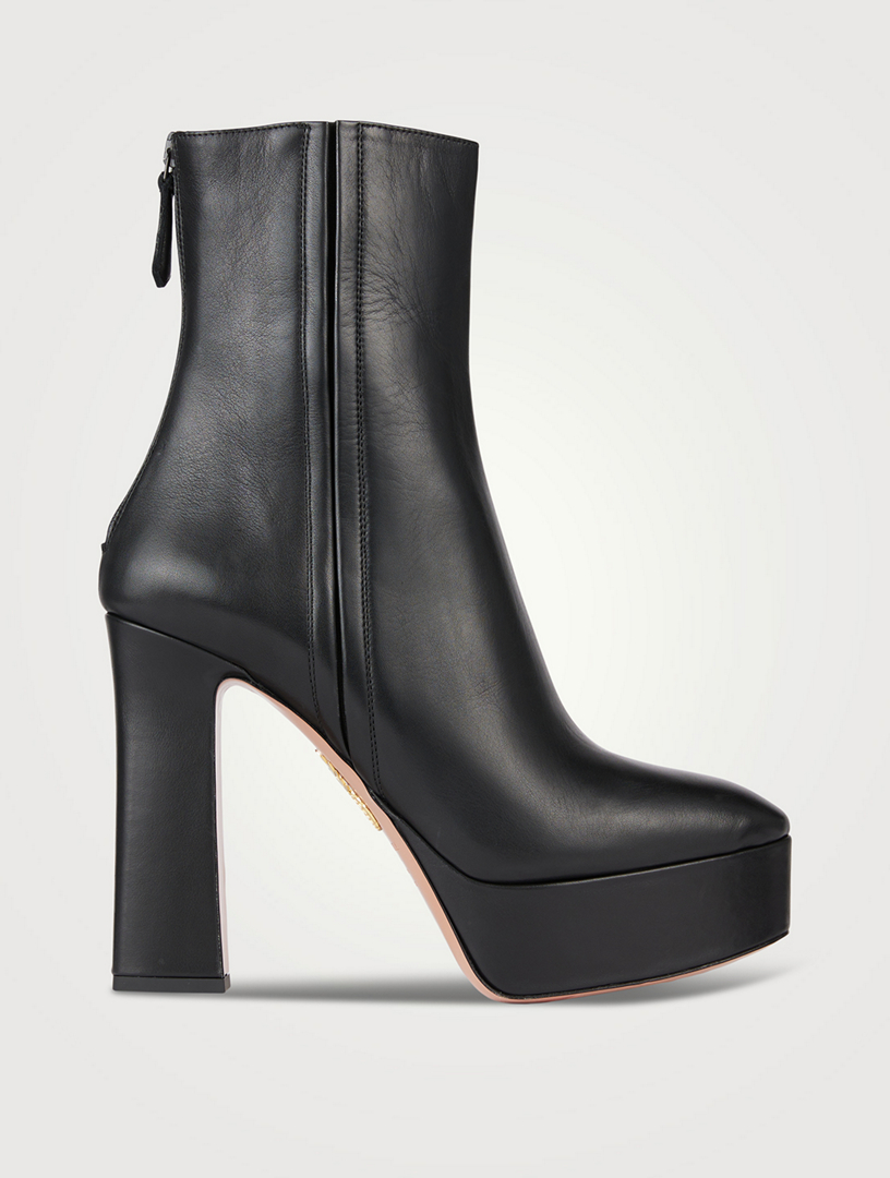 Bottines plateforme outlet cuir