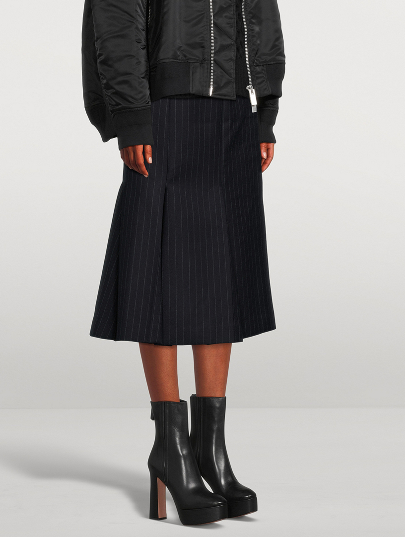 Groove Leather Platform Ankle Boots