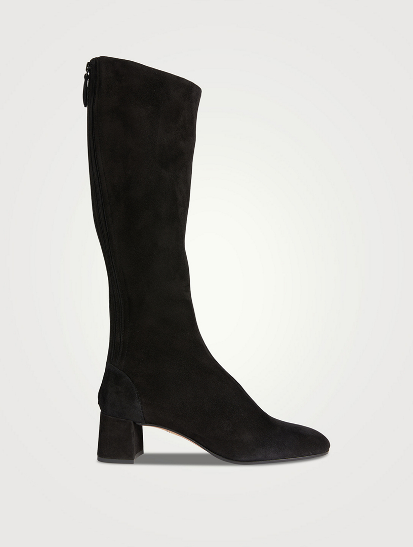 Saint Honore Suede Knee-High Boots