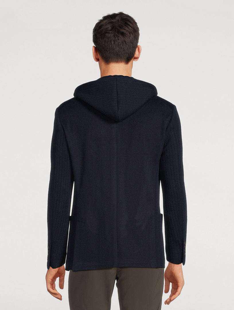 Wool And Cashmere Jacket With Bib