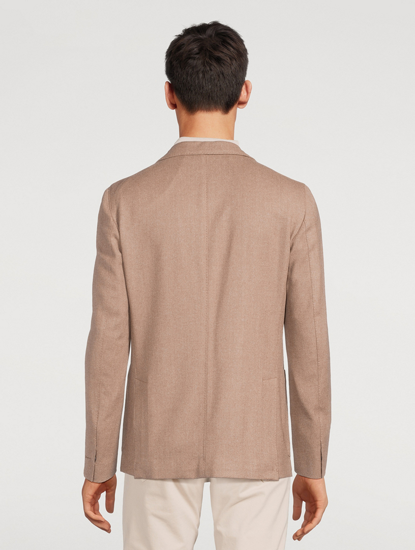 ELEVENTY Wool And Cashmere Deconstructed Jacket