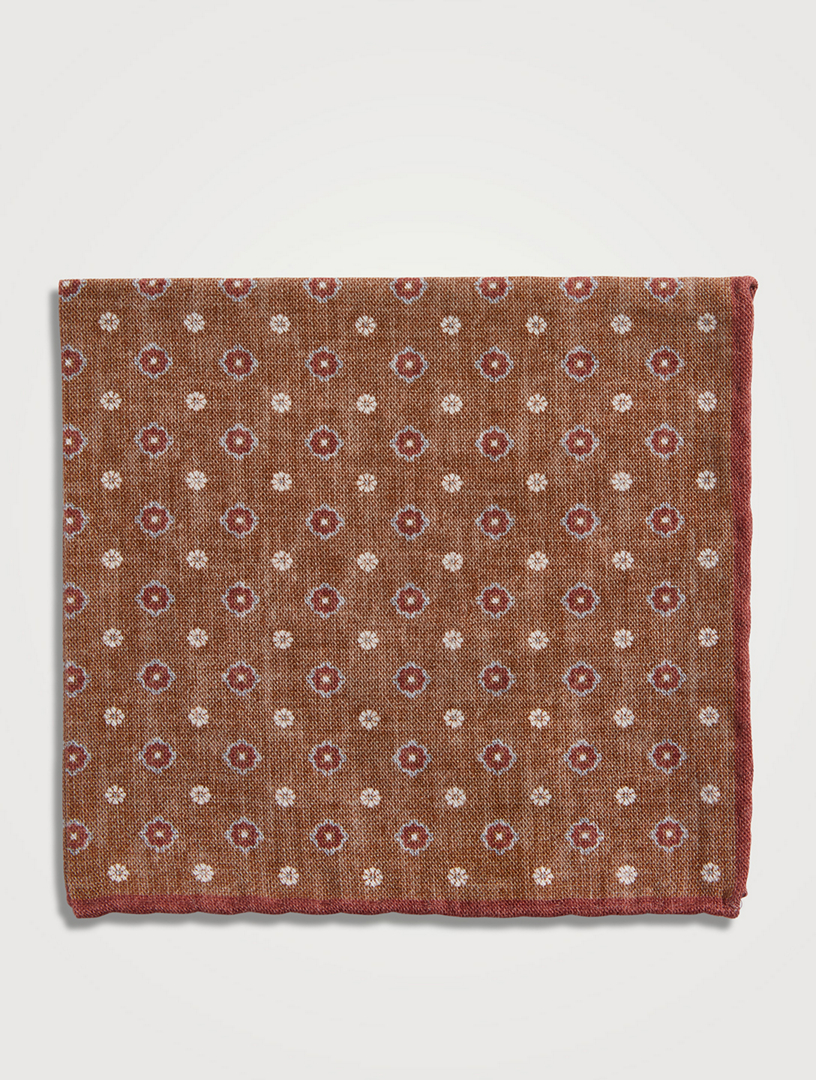 Wool And Cotton Pocket Square