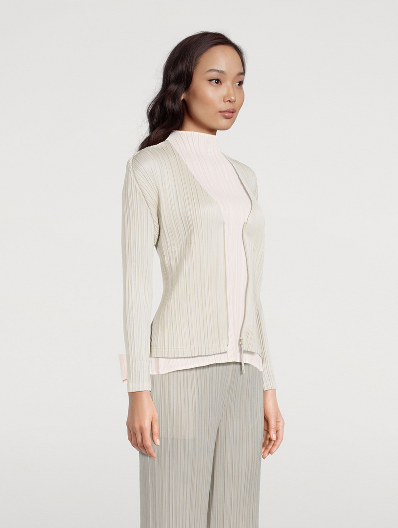 PLEATS PLEASE ISSEY MIYAKE Monthly Colour September Cardigan