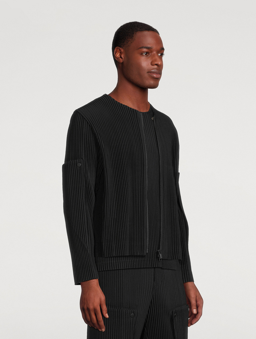 トップス HOMMEPLISSE ISSEY MIYAKE UNFOLD HOMME PLISSÉ ISSEY MIYAKE Unfold Zip Jacket | Holt Renfrew