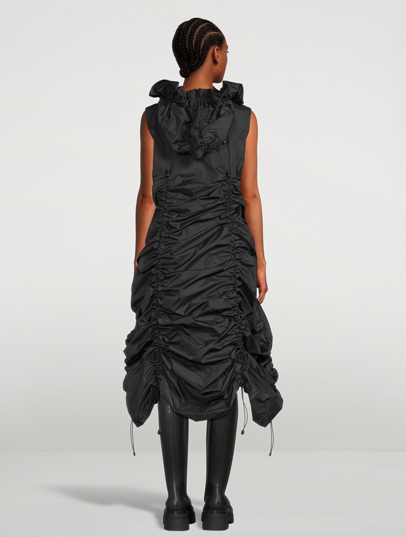 JUNYA WATANABE Nylon Ripstop Midi Dress With Hood | Holt Renfrew
