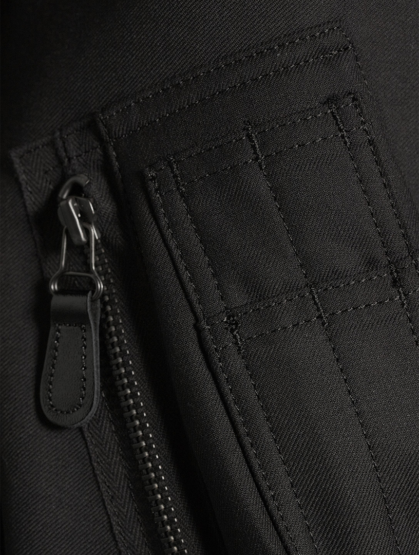 Wool Bomber Jacket