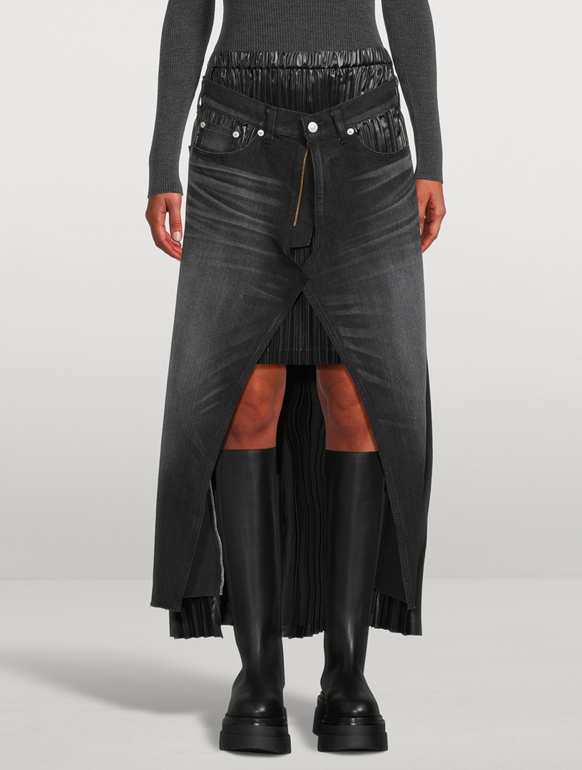 Junya Watanabe x Levi's High-Low Layered Skirt