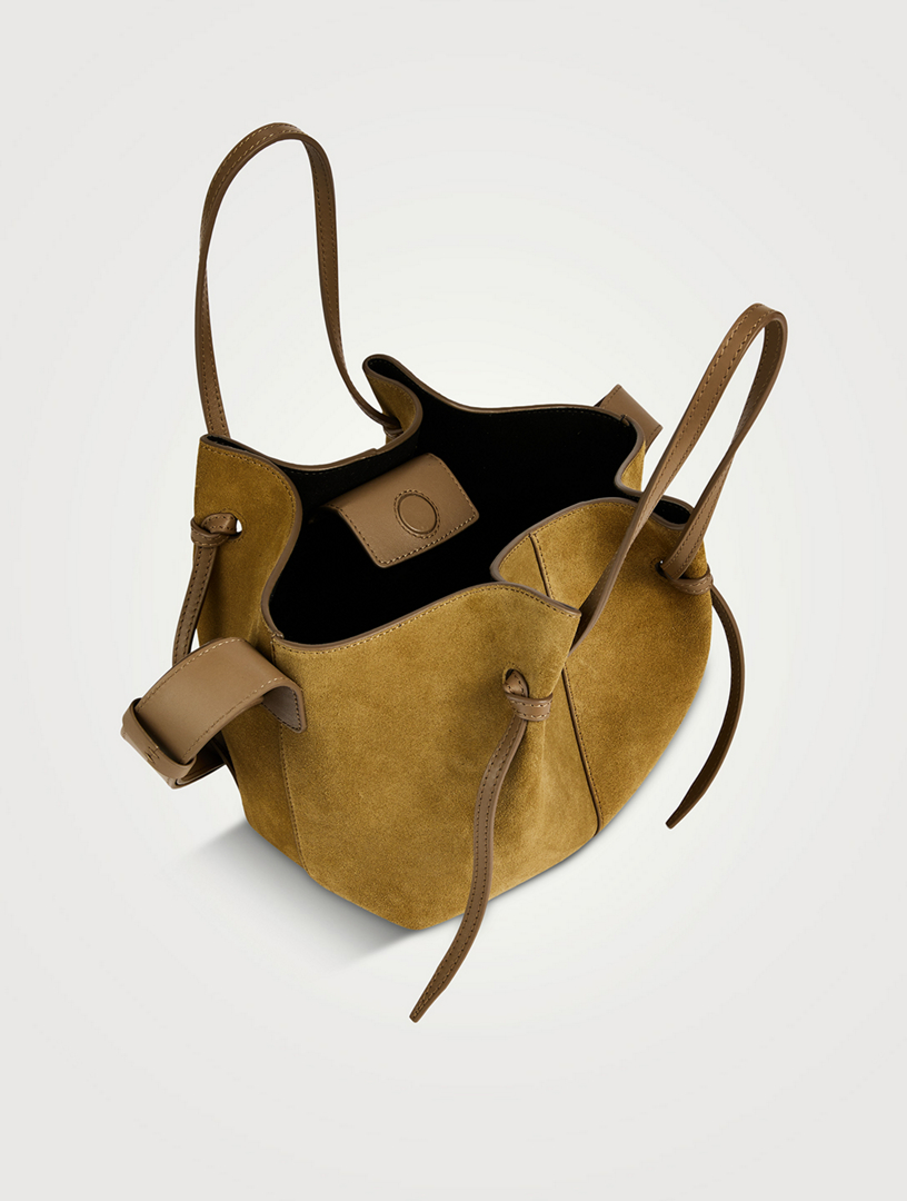 Mochi Square Suede Tote Bag