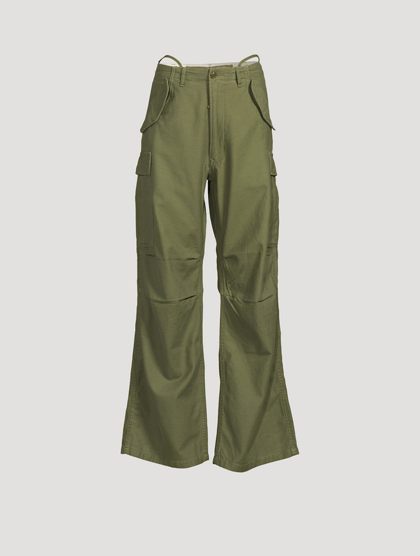 Wide-Leg Cargo Pants