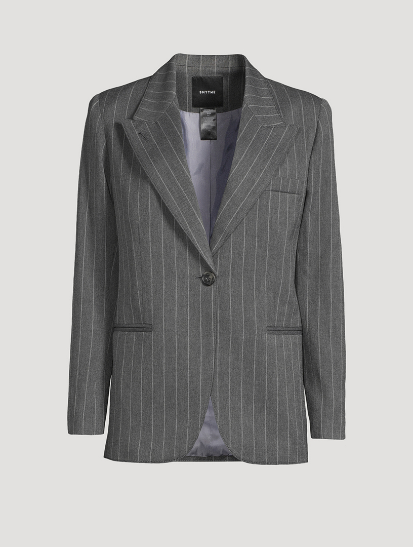 SMYTHE 90s Blazer In Stripe Print | Holt Renfrew