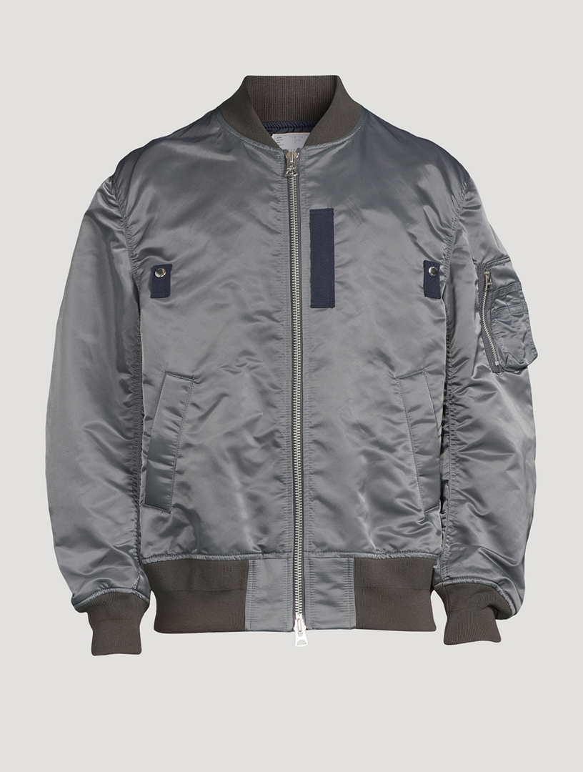 Nylon Twill Blouson Jacket