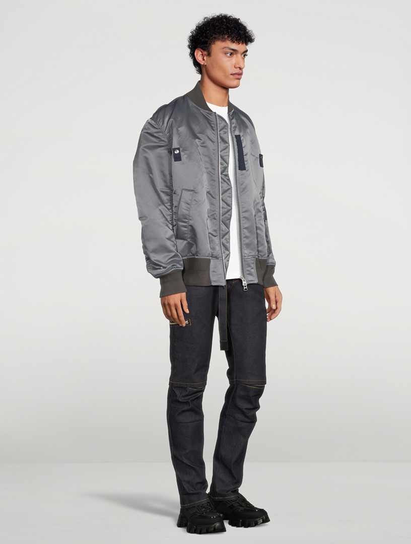 SACAI Nylon Twill Blouson Jacket | Holt Renfrew