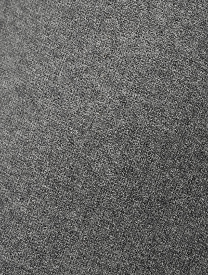 Draped Wool-Blend Coat