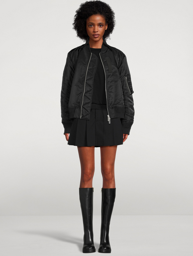 SACAI Nylon Bomber Jacket And Vest | Holt Renfrew