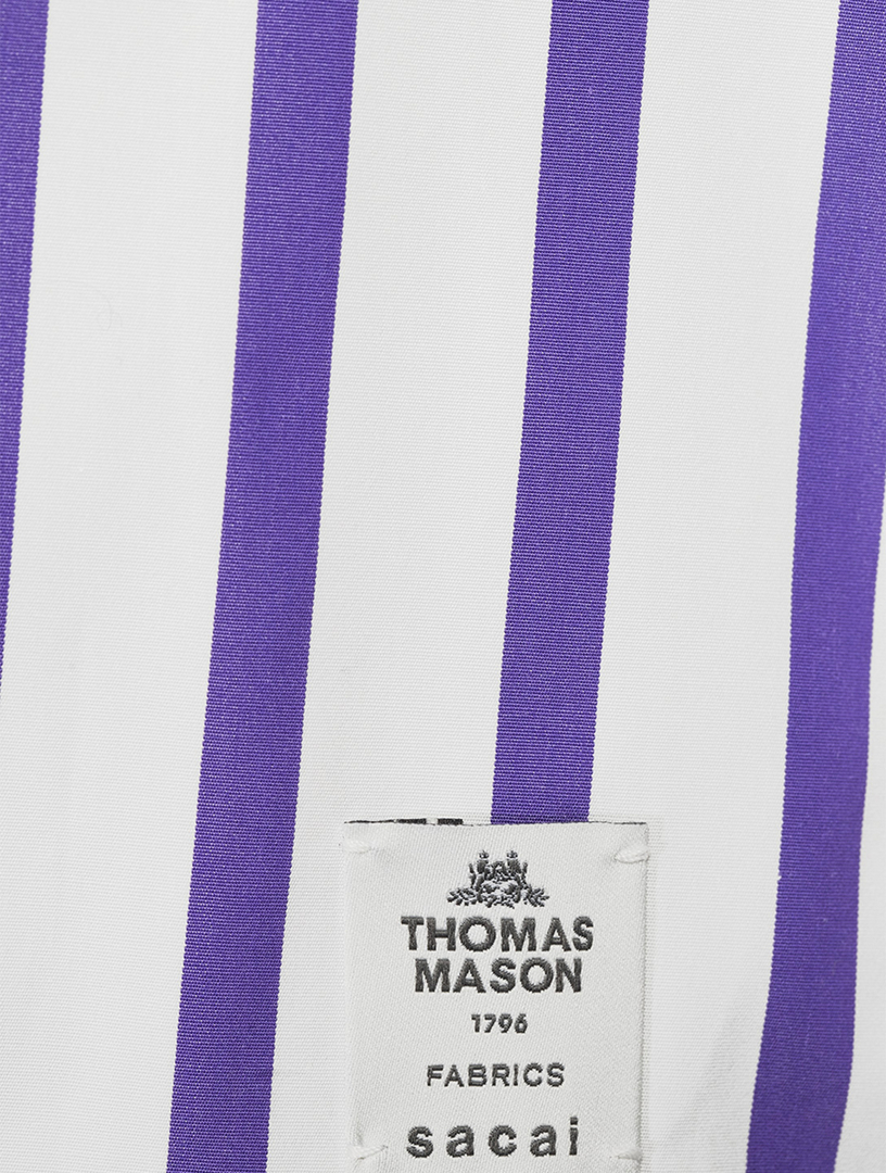 SACAI Sacai x Thomas Mason Poplin Shirt In Stripe Print | Holt Renfrew