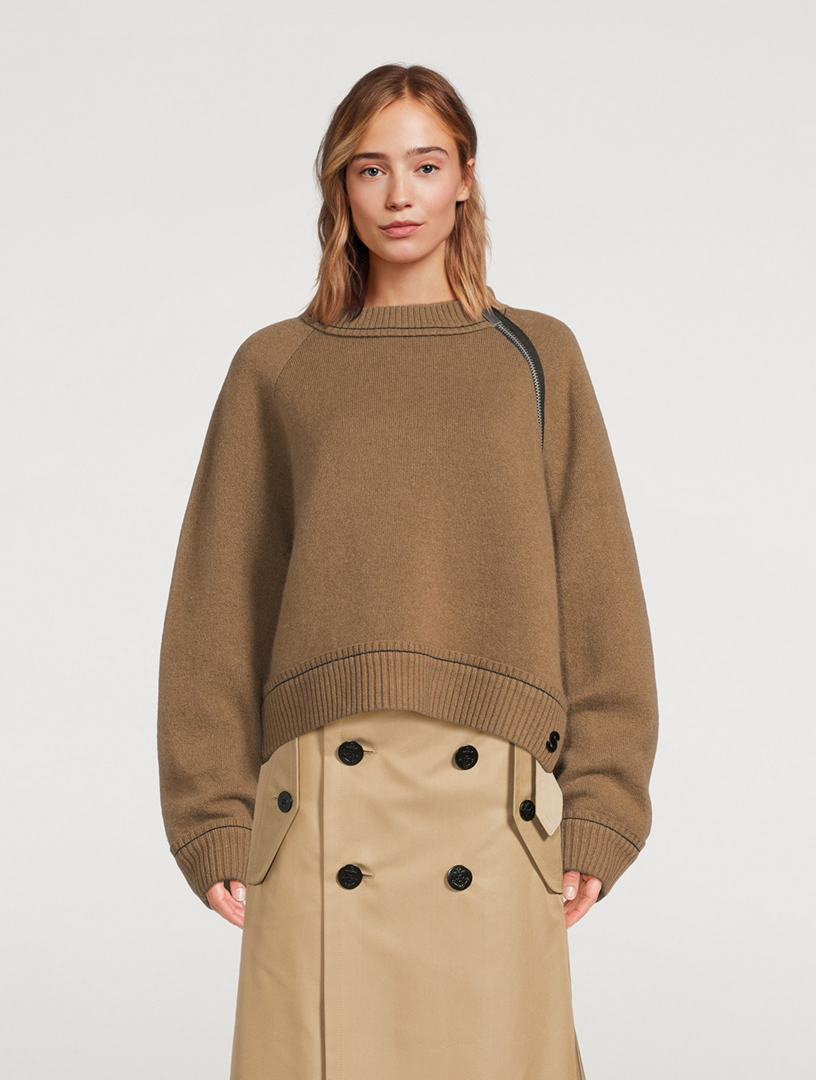 SACAI S Studs Sweater | Holt Renfrew