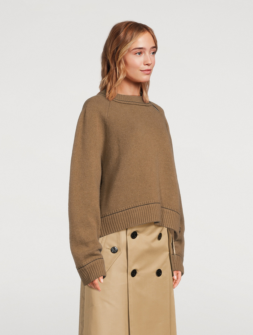 SACAI S Studs Sweater | Holt Renfrew