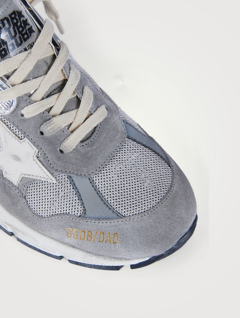 GOLDEN GOOSE Dad-Star Suede And Mesh Sneakers | Holt Renfrew