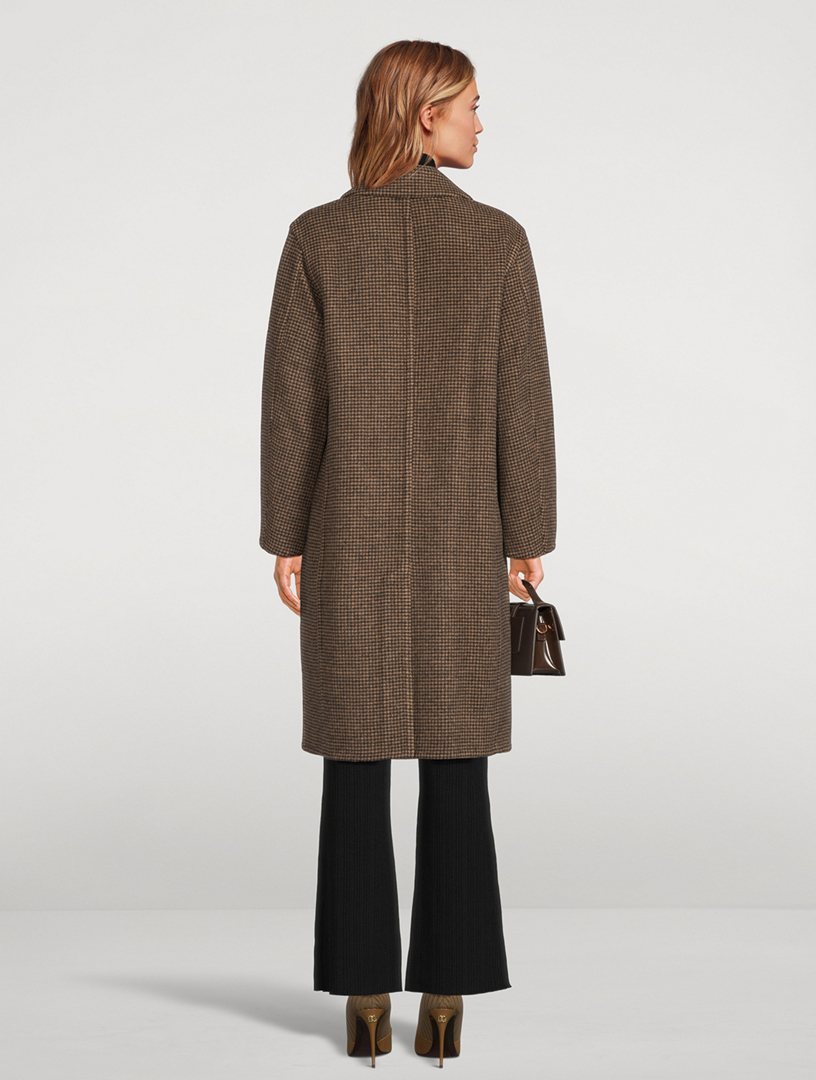 VINCE Houndstooth Coat Holt Renfrew