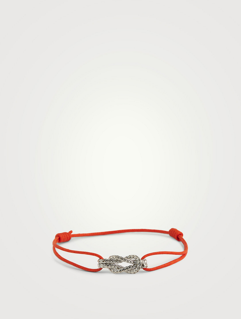 JOHN HARDY Love Knot Cord Bracelet  Metallic