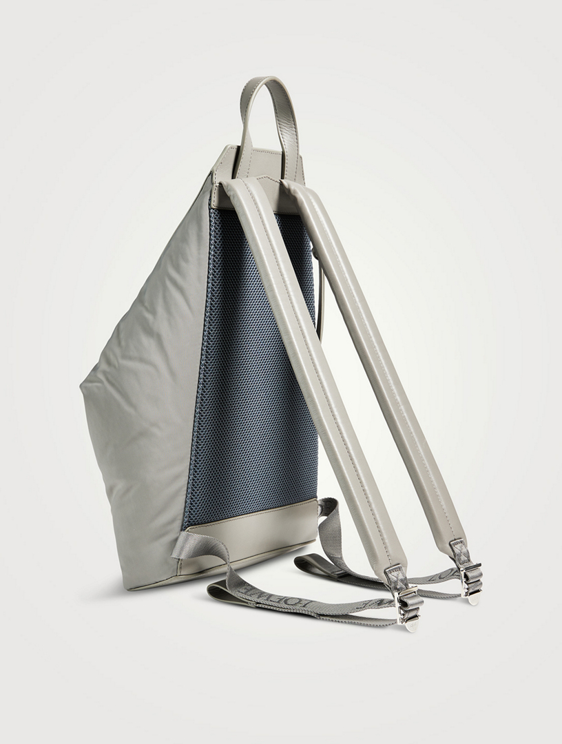 LOEWE Nylon And Leather Small Convertible Backpack | Holt Renfrew