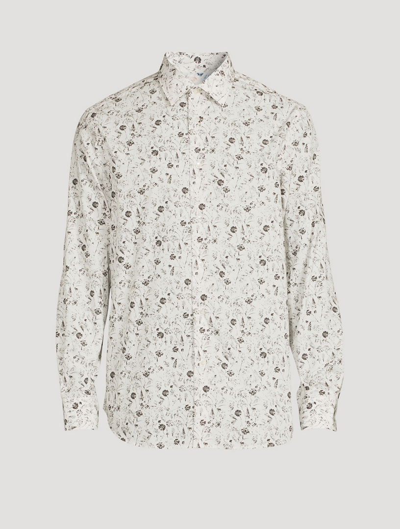 PAUL SMITH Tailored Shirt In Floral Print | Holt Renfrew