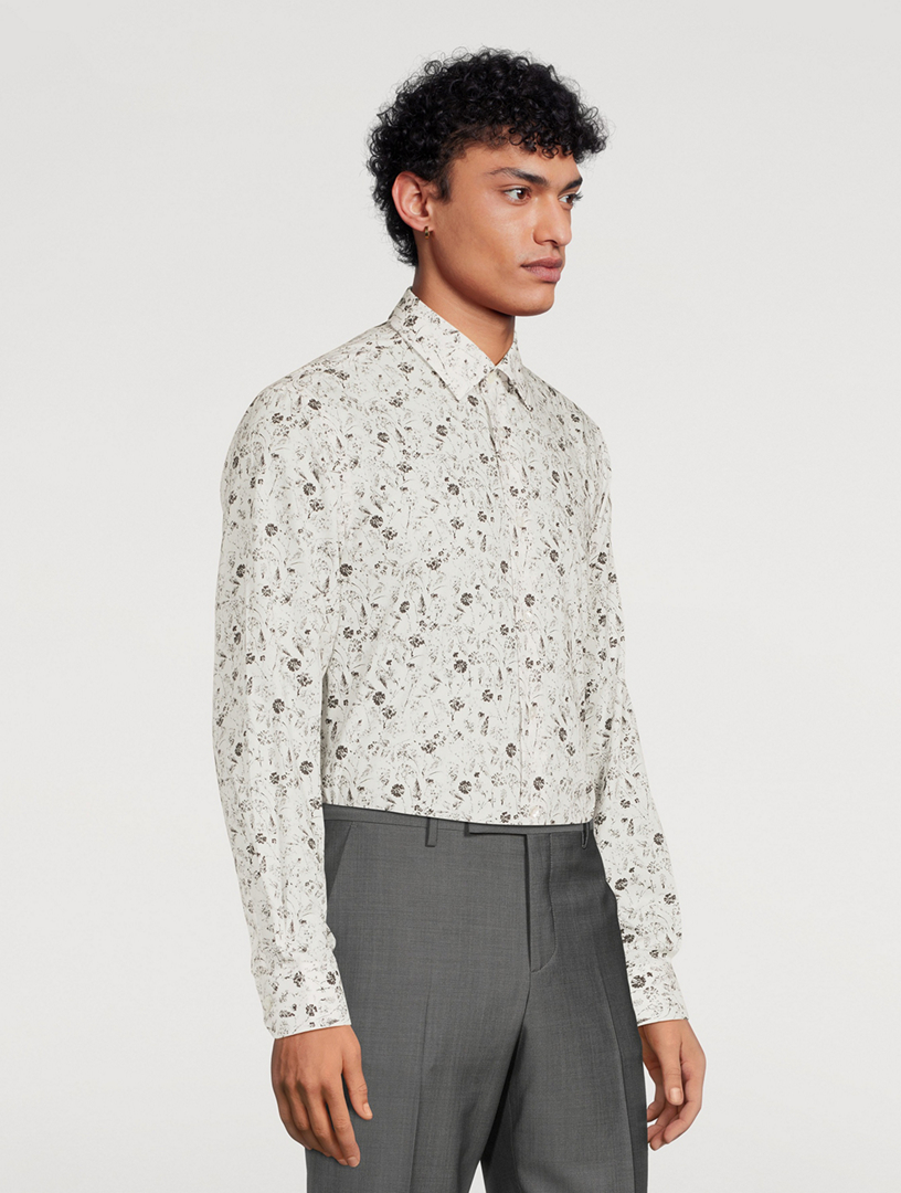 PAUL SMITH Tailored Shirt In Floral Print | Holt Renfrew