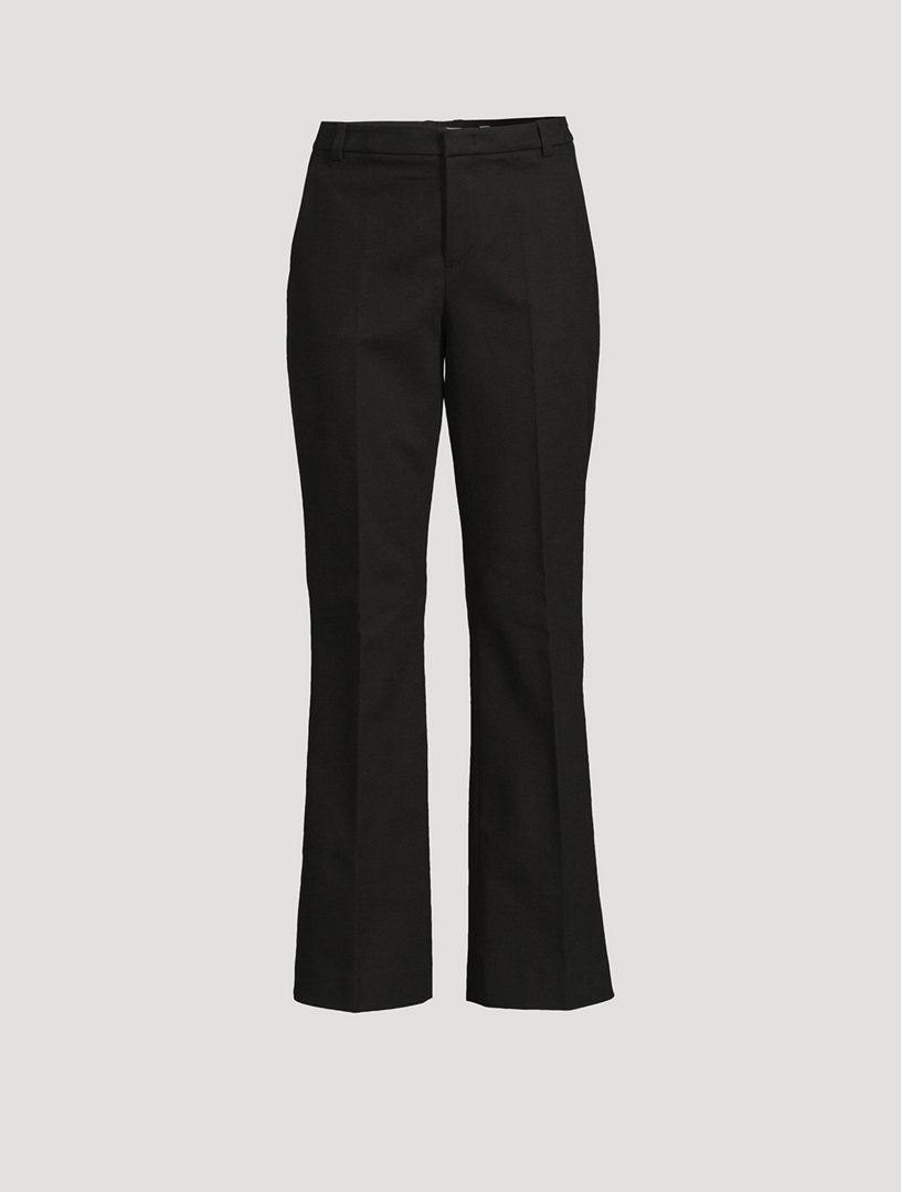 VINCE Stretch-Cotton Bootcut Trousers