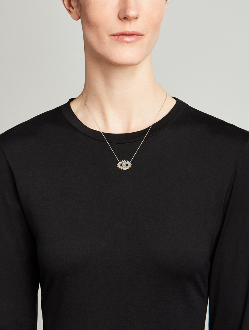 Suzanne kalan evil store eye necklace