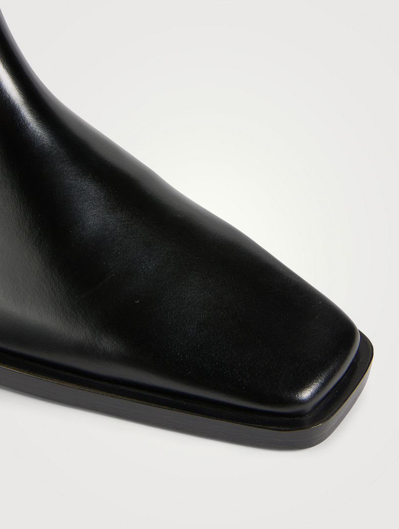 The Riding Leather Knee-High Boots
