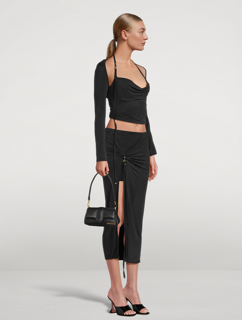 新品 JACQUEMUSジャックムス Le Petit bambimou バッグ Jacquemus Women's' Le Petit Bambimou Shoulder Bag in Black