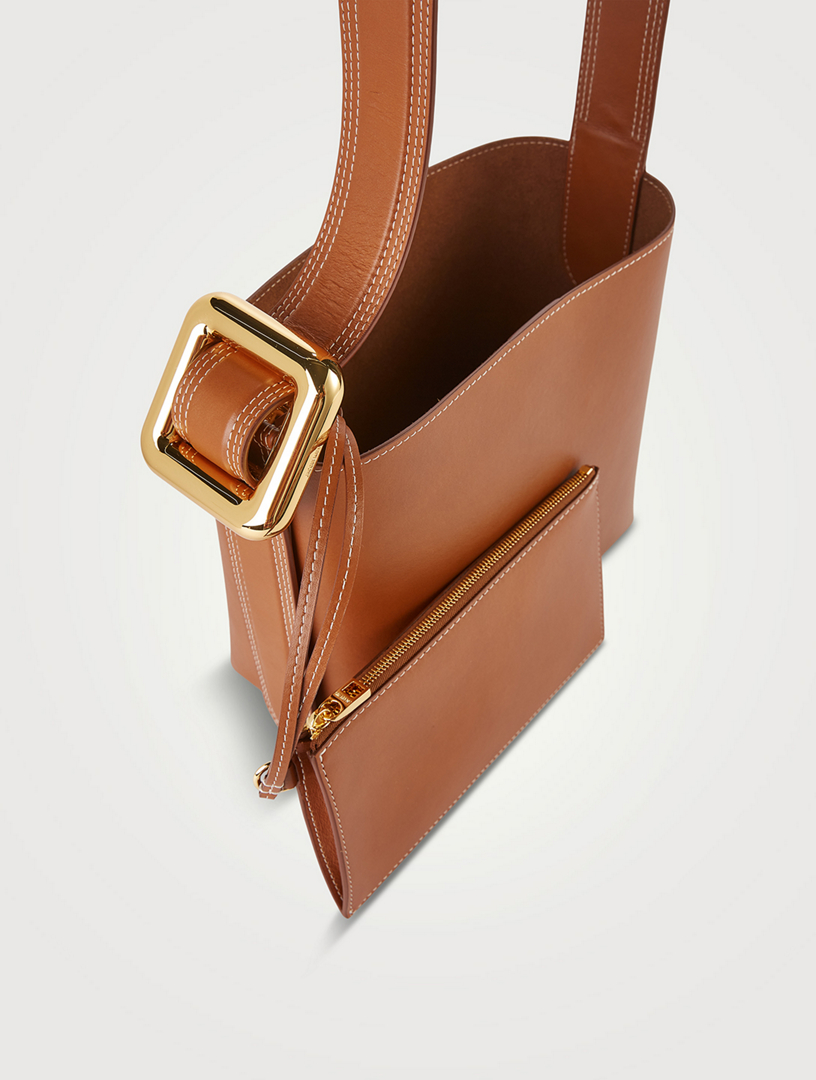 JACQUEMUS Le Petit Regalo Leather Bucket Bag Holt Renfrew