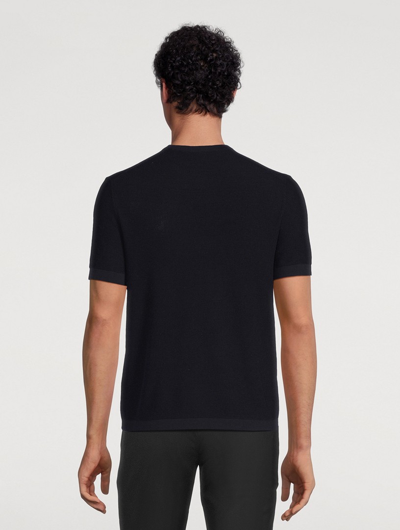 Myhlo Cotton-Blend Ribbed T-Shirt