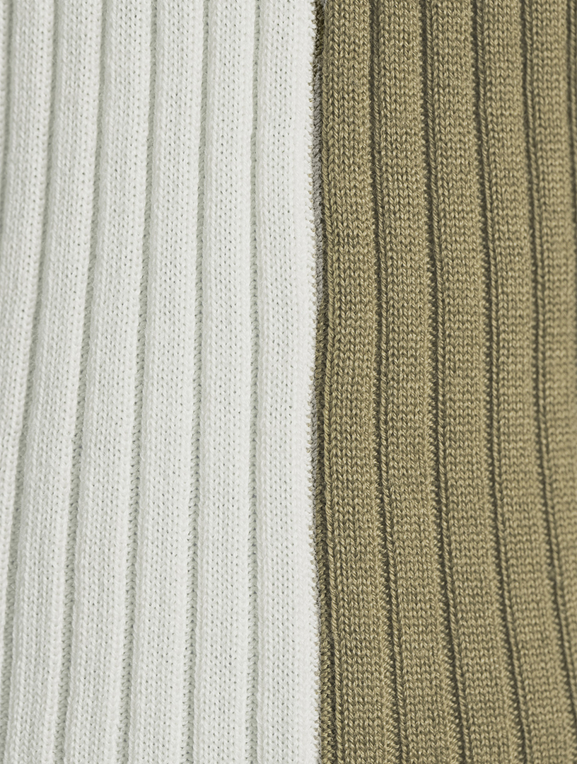 Colourblock Merino Wool Sweater