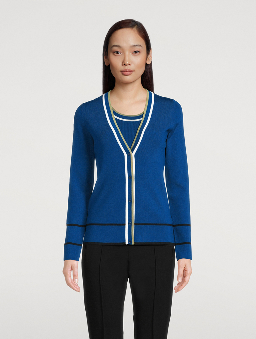 Colourblock Cardigan