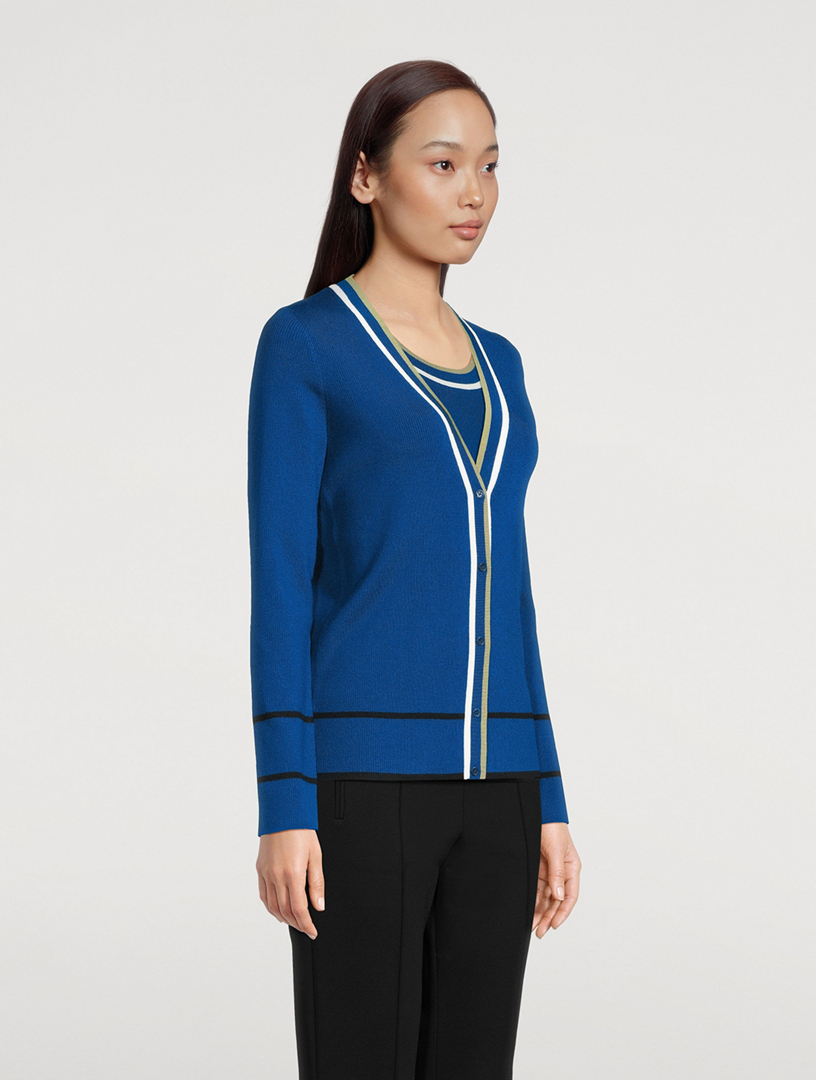 Colourblock Cardigan