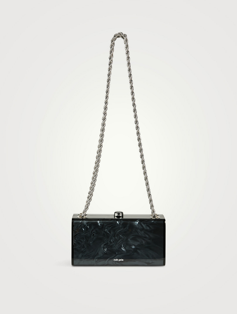 Cult Gaia Hajar Acrylic Chain Shoulder Bag